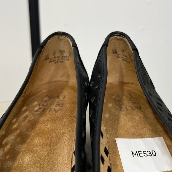 Naturalizer Black Brina Vented Slip-On Wedges Size 10 - Picture 4 of 4